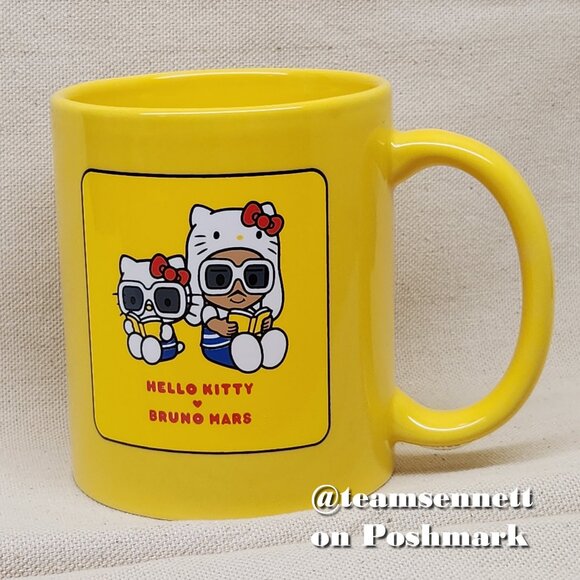 Hello Kitty x Bruno Mars Mug / from Las Vegas Pop Up Shop at Park MGM - Picture 1 of 3